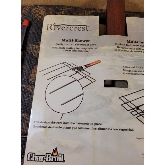 CharBroil Rivercrest Multi-Skewer- NIP - Picture 6 of 7